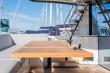 Prestige 520 for sale - cockpit table side on